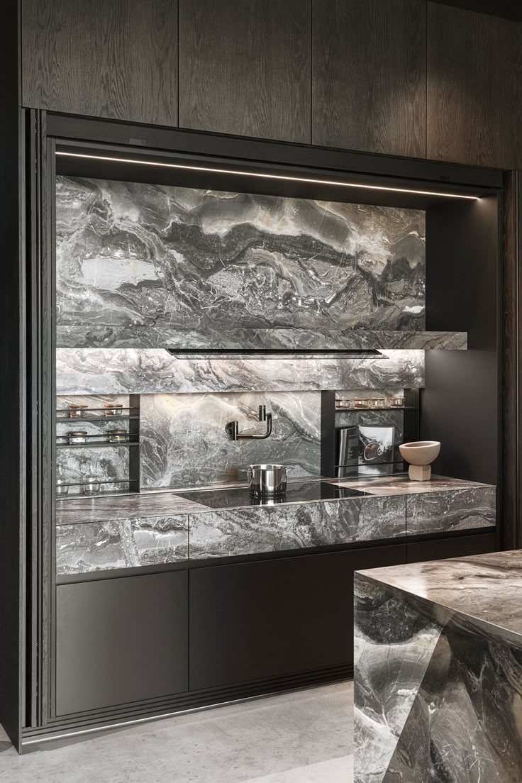 каменные элементы для кухни